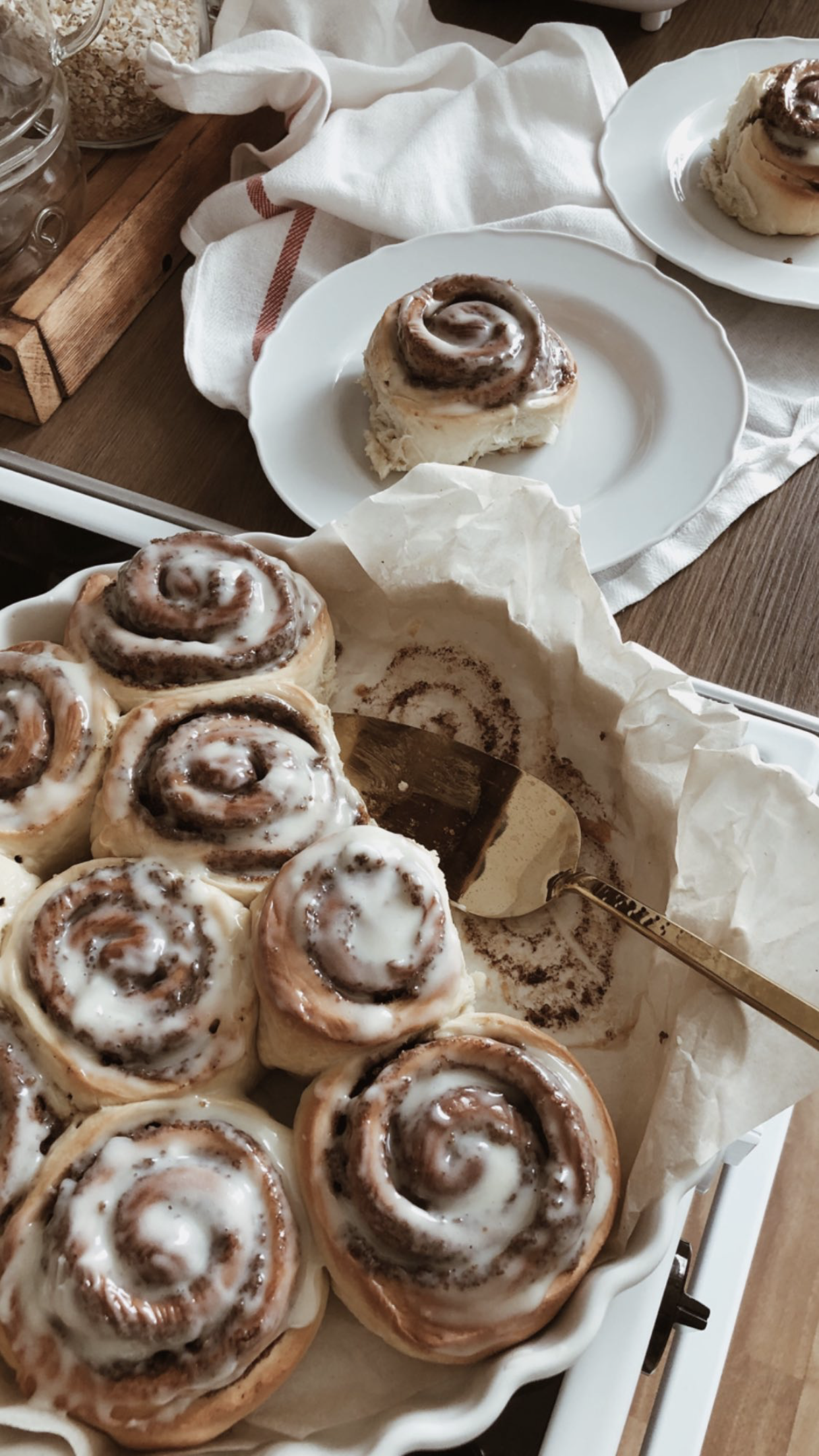 Homemade cinnamon rolls